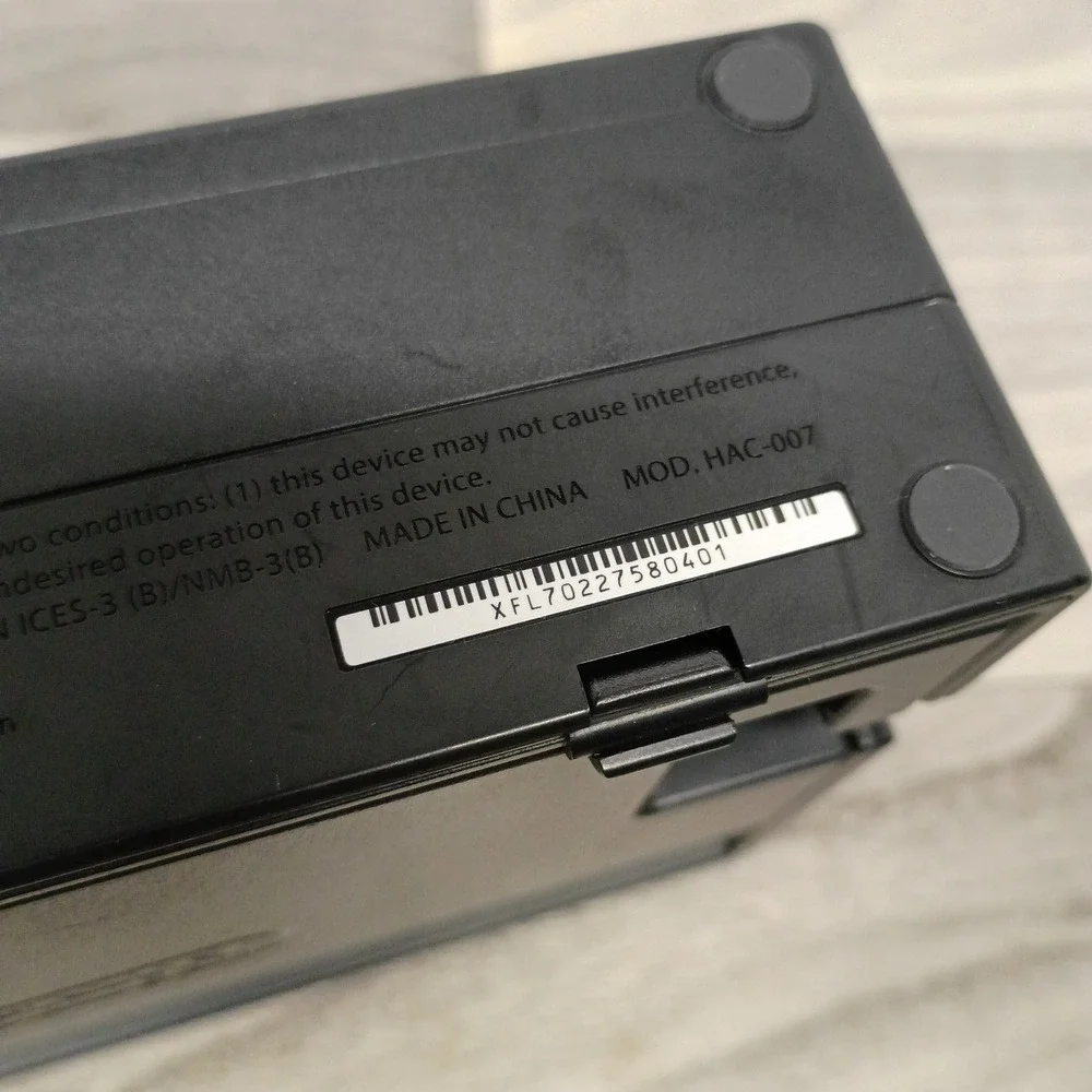 Nintendo HAC007 Switch Dock Set Black & Charge Cord All OEM - Tested